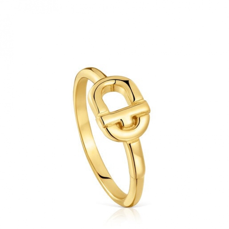 Tous Tous Manifesto Small Women\'s Rings 18k Gold | JHS805639 | Usa