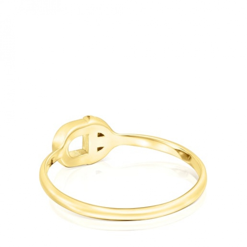 Tous Tous Manifesto Small Women's Rings 18k Gold | HWD712096 | Usa