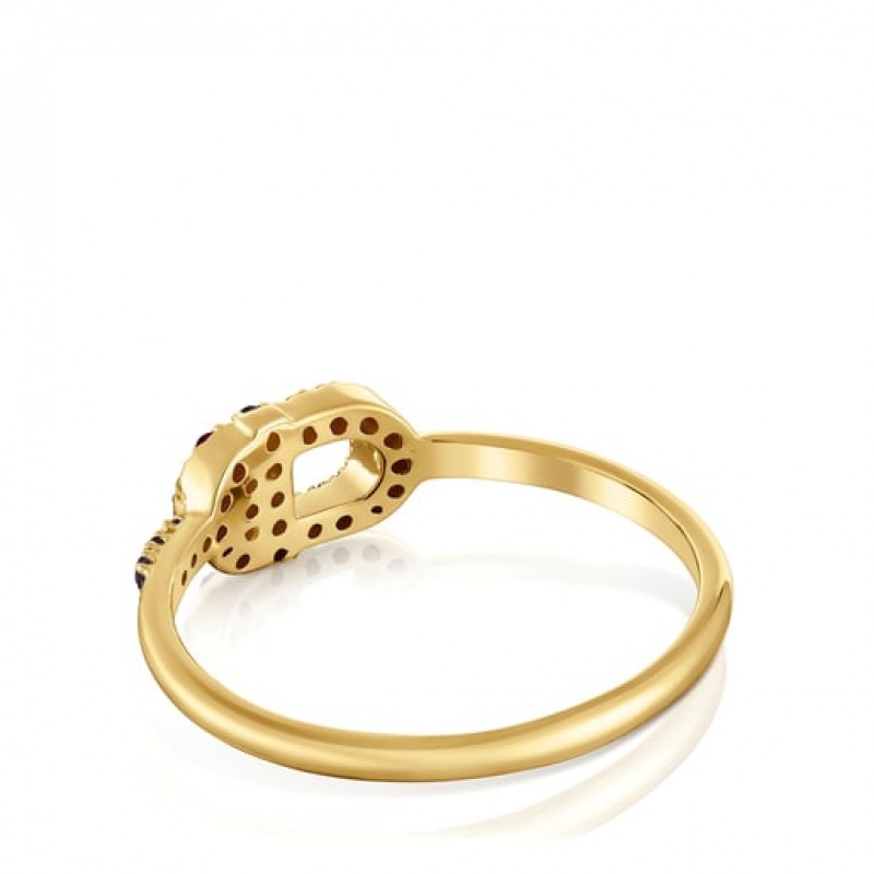 Tous Tous Manifesto Small Women's Rings 18k Gold | DHY940785 | Usa