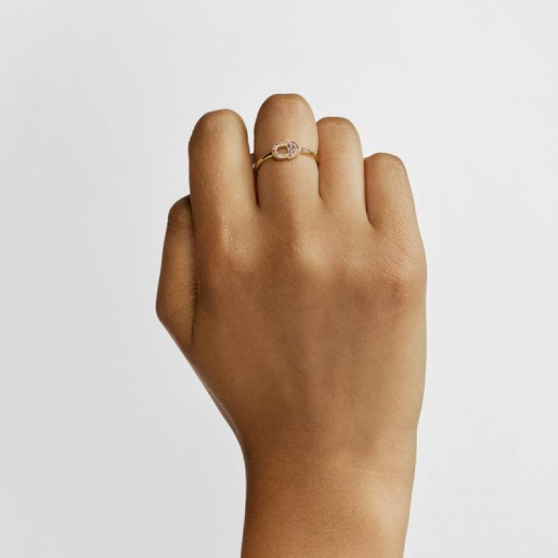 Tous Tous Manifesto Small Women's Rings 18k Gold | DHY940785 | Usa