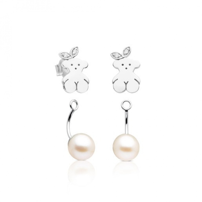 Tous Tous Pearls Pearl Women's Earrings 18k Gold | BEK034128 | Usa