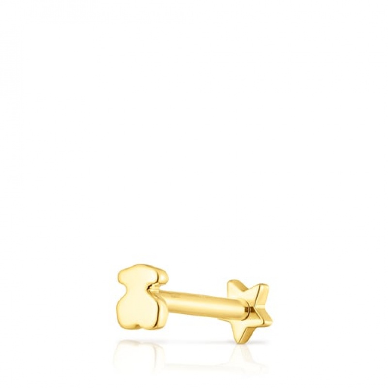 Tous Tous Piercing Individual Women's Earrings 18k Gold | CIP729154 | Usa