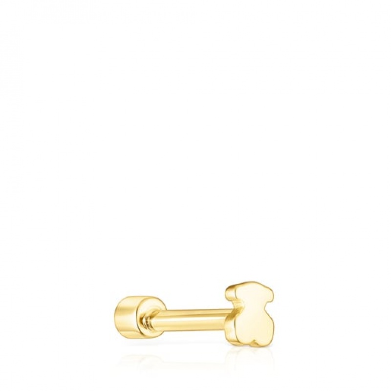 Tous Tous Piercing Individual Women's Earrings 18k Gold | GLR405293 | Usa