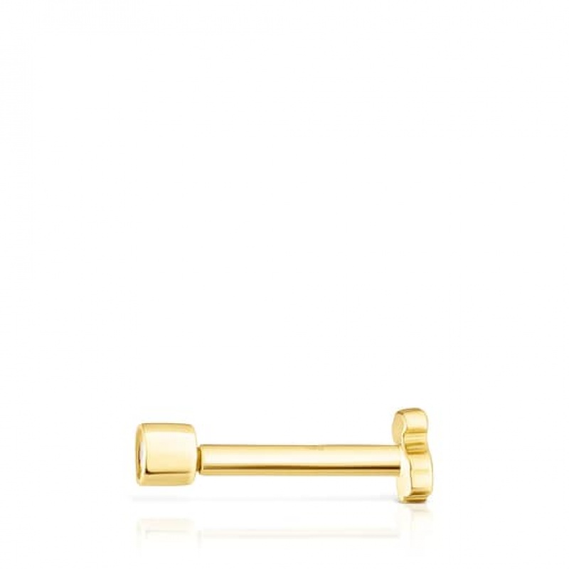 Tous Tous Piercing Individual Women's Earrings 18k Gold | GLR405293 | Usa