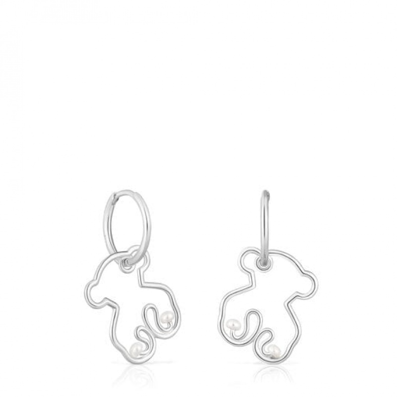 Tous Tsuri Hoop Women\'s Earrings Silver | DYQ453189 | Usa