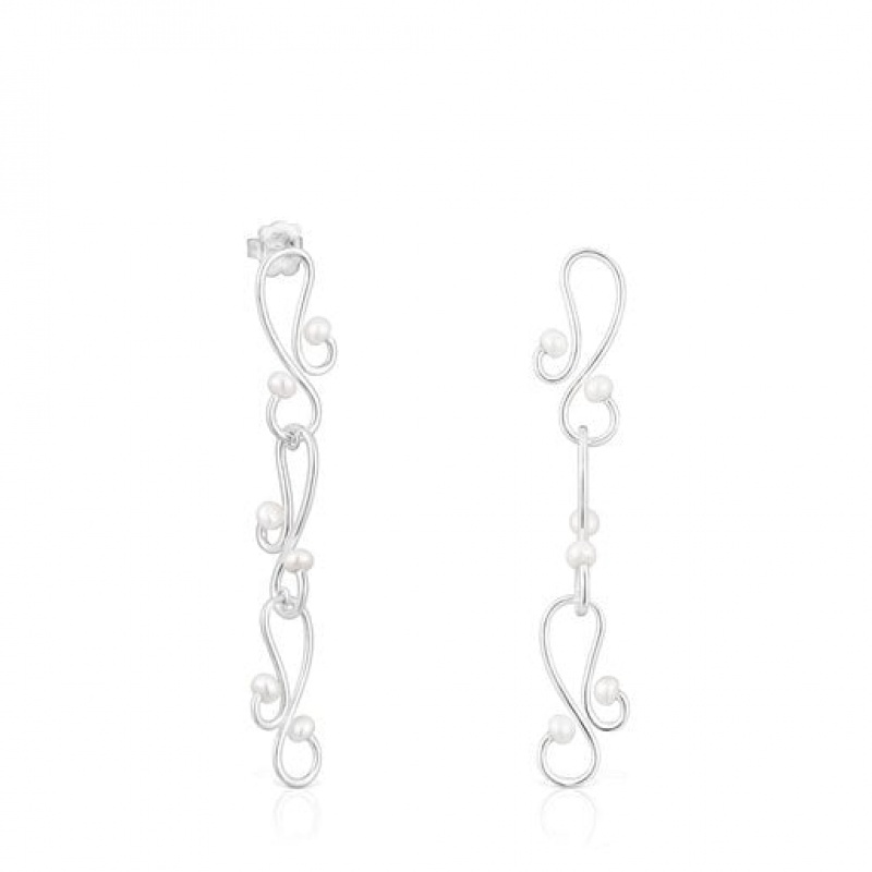 Tous Tsuri Long Women\'s Earrings Silver | VFG607915 | Usa