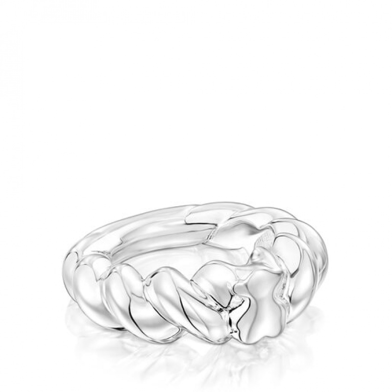 Tous Twisted Small Women's Rings Silver | BCS489320 | Usa