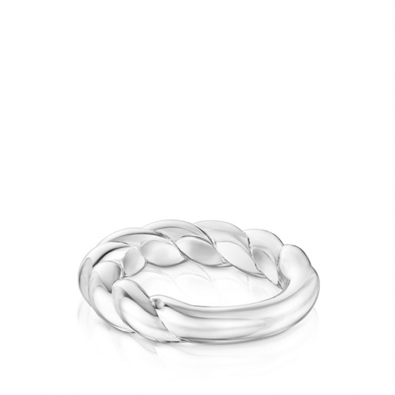 Tous Twisted Small Women's Rings Silver | LTS018572 | Usa