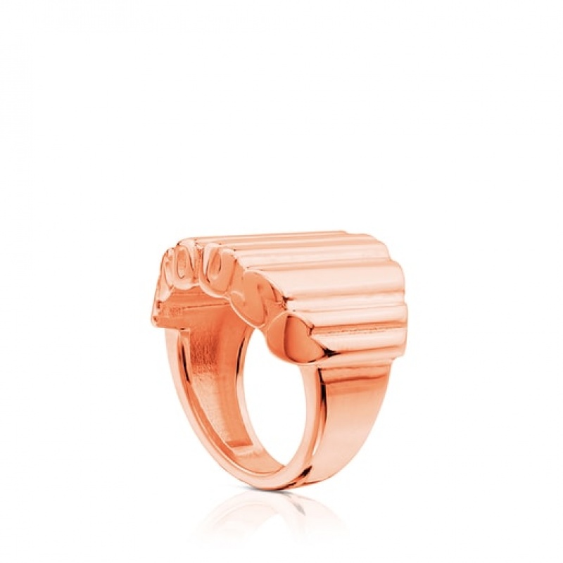 Tous Vermeil Women\'s Rings 18k Gold | JAF156238 | Usa