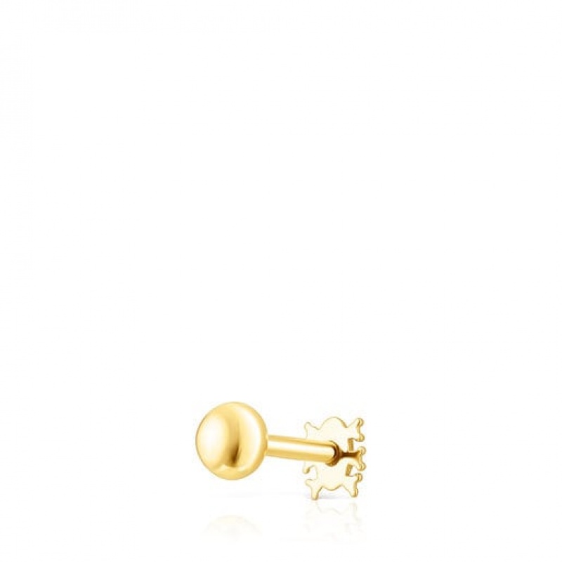 Tous Virtual Garden Individual Women's Earrings Gold | YIQ360978 | Usa