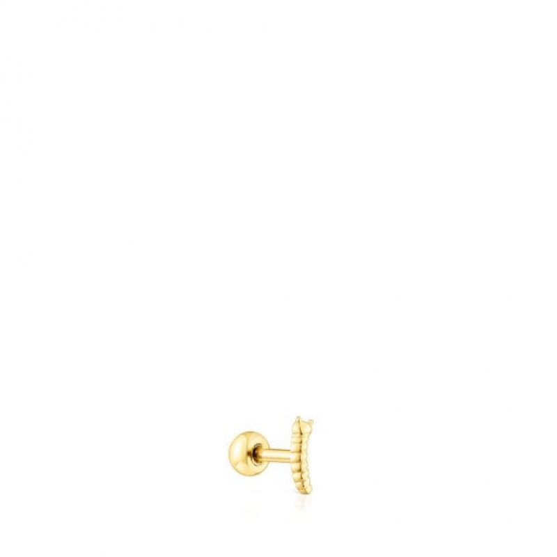 Tous Virtual Garden Individual Women's Earrings Gold | XKF753648 | Usa