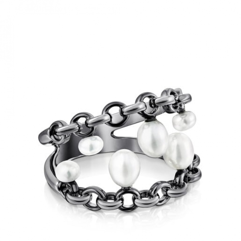 Tous Virtual Garden Medium Women's Rings Silver | RKC459721 | Usa