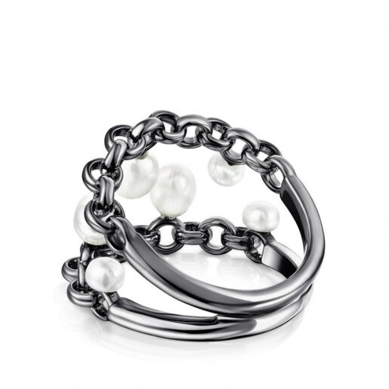 Tous Virtual Garden Medium Women's Rings Silver | RKC459721 | Usa