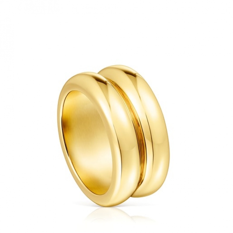 Tous Virtual Garden Medium Women\'s Rings 18k Gold | TOY987345 | Usa