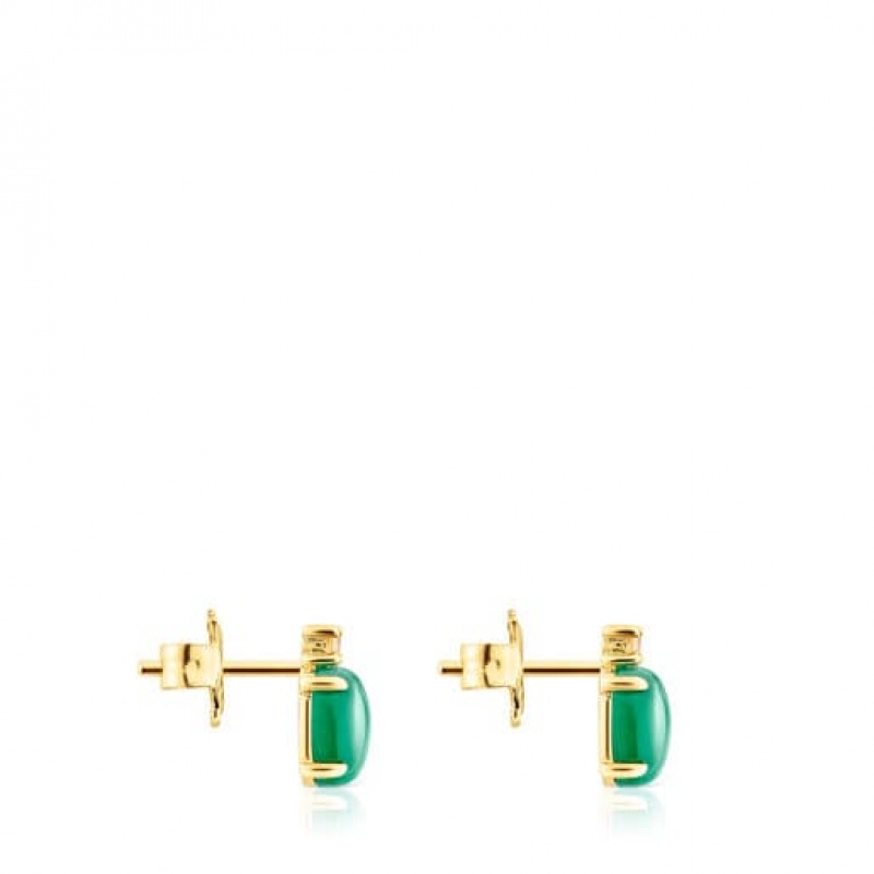 Tous Virtual Garden Small Women's Earrings 18k Gold | MTY179042 | Usa