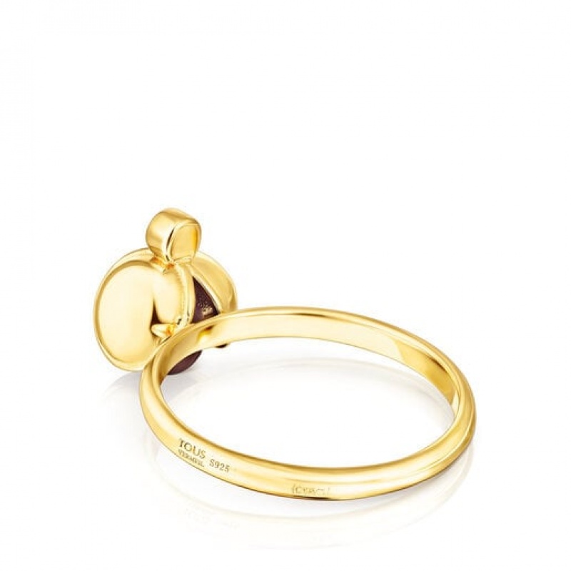 Tous Virtual Garden Small Women's Rings 18k Gold | ZFH249038 | Usa