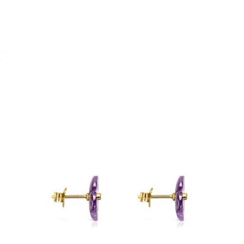 Tous Vita Small Women's Earrings 18k Gold | IQU436589 | Usa