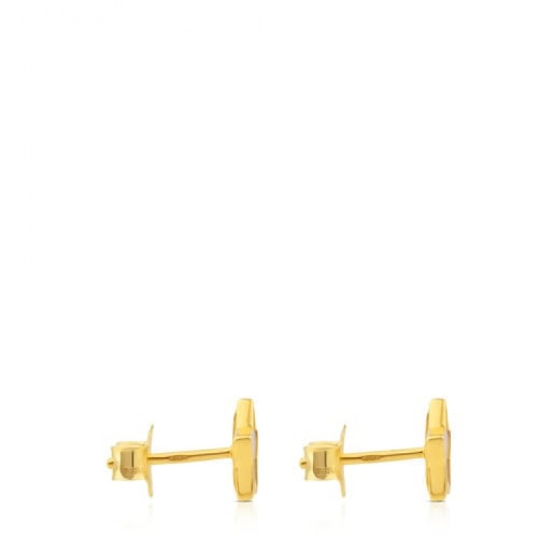 Tous Xxs Small Women's Earrings 18k Gold | LCN051238 | Usa