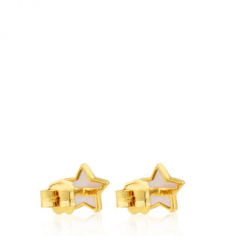 Tous Xxs Small Women's Earrings 18k Gold | LCN051238 | Usa