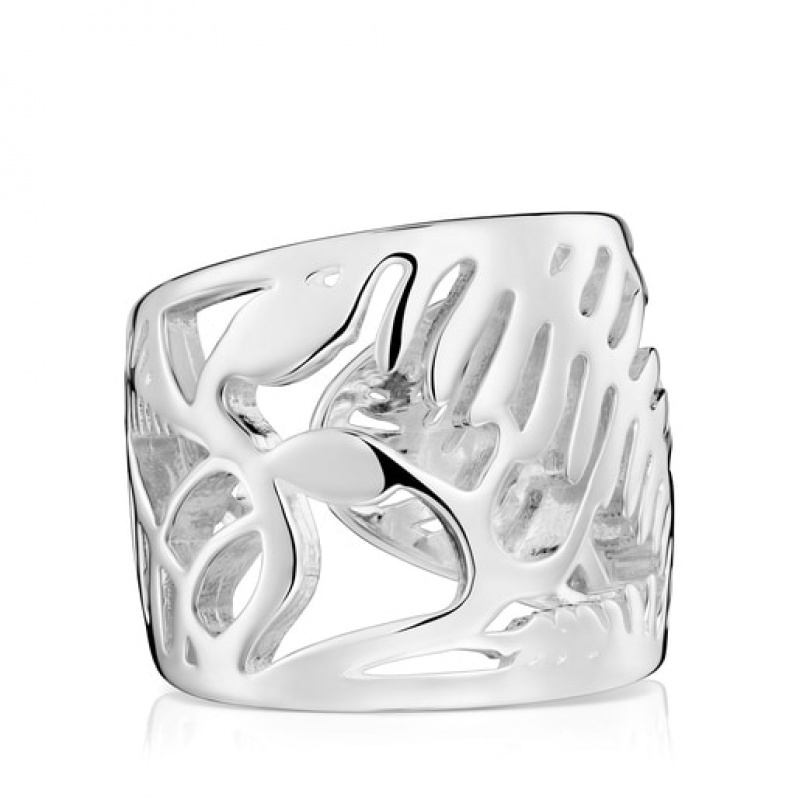 Tous Yunque Large Women's Rings Silver | FKT926047 | Usa