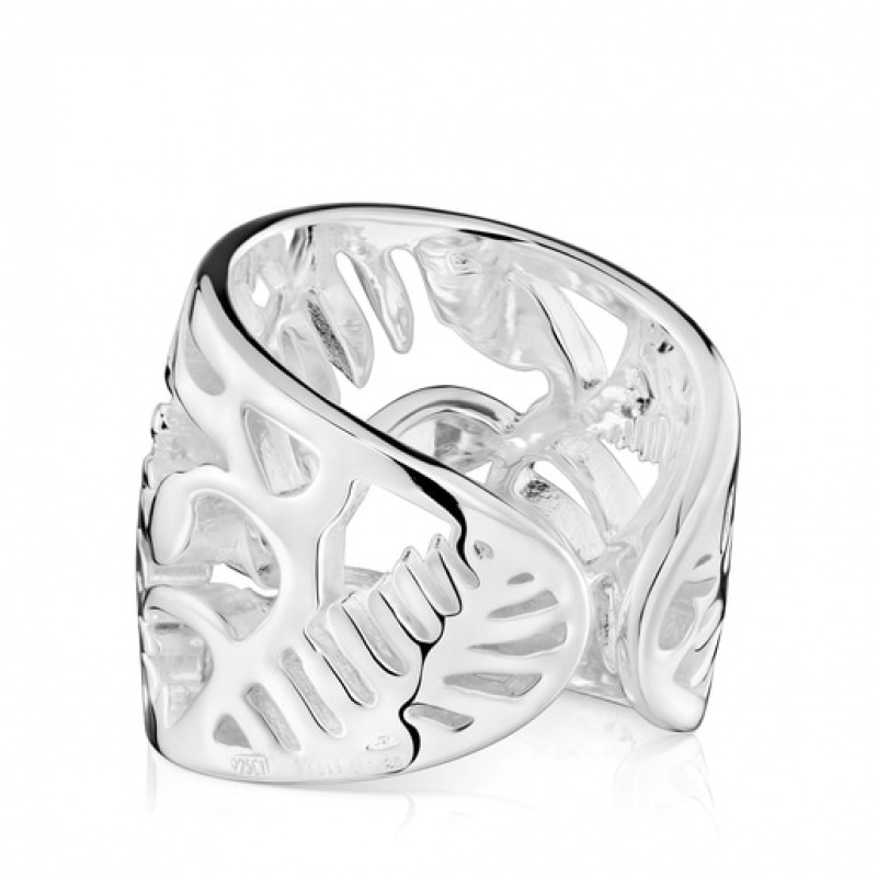 Tous Yunque Large Women's Rings Silver | FKT926047 | Usa